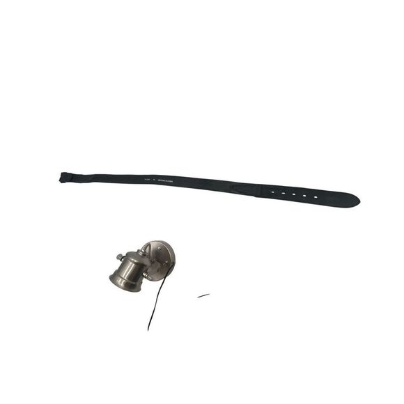 Tooled Brown Leather Belt – Size 38  Genuine cowhide leather belt - Picture 8 of 16